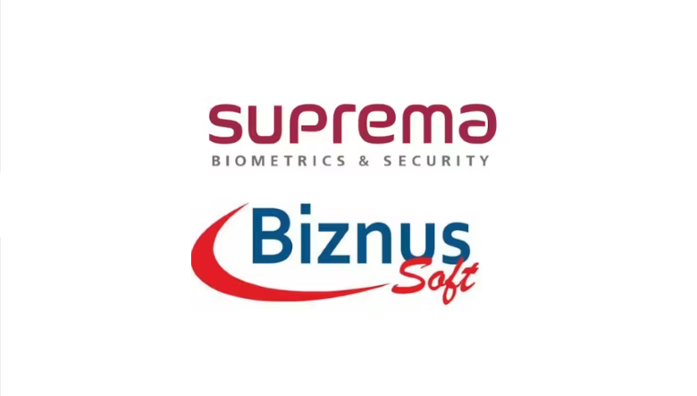 Image of the Suprema and Biznus logos.