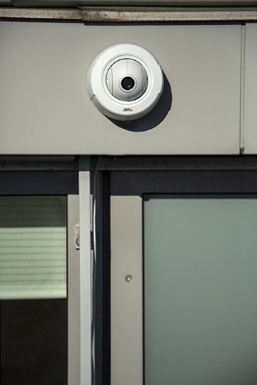 Axis covert camera installed at eye level