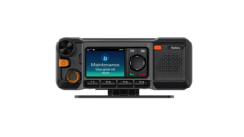 Image of Hytera PoC Mobile Radio.