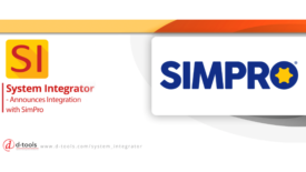 Image of a Simpro & D-Tools partnership graphic.