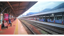 Image of an Indian Railways platform.