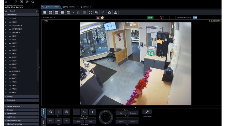 image of i-PRO's camera view.