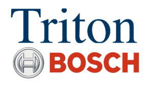 Image of the Triton & Bosch logos.