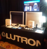 At ISC West, Lutron showcases  its app on an Apple Watch. Credit: SDM magazine staff